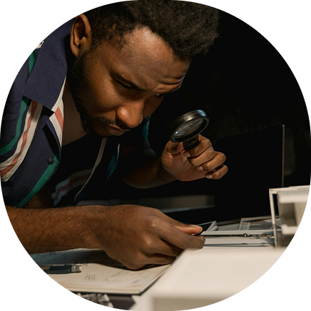 Team collaborating on project